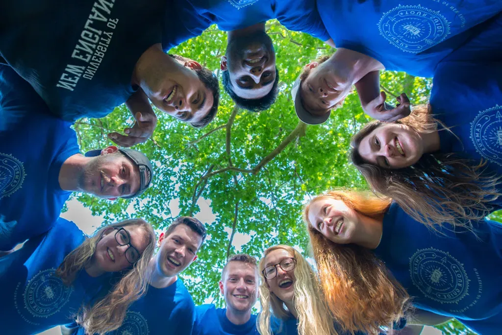 Group of Maine college students